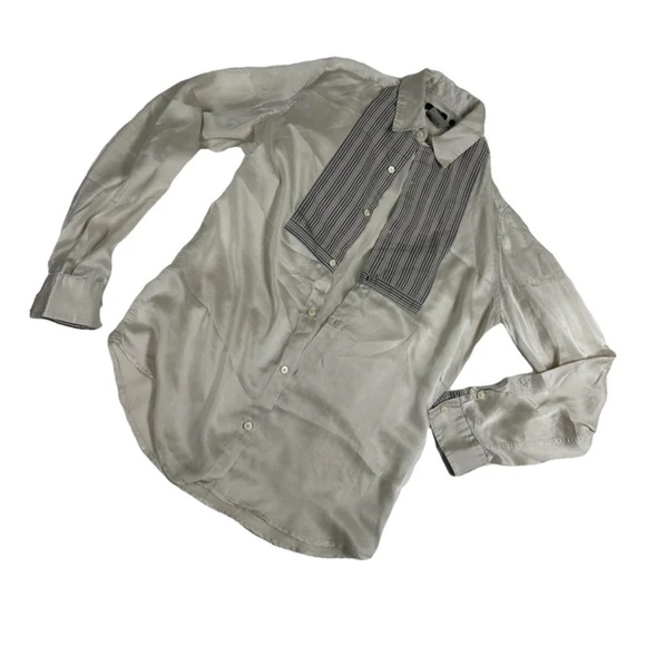 Costume National 100% silk shirt size 36 equal to international M, - Picture 1 of 7